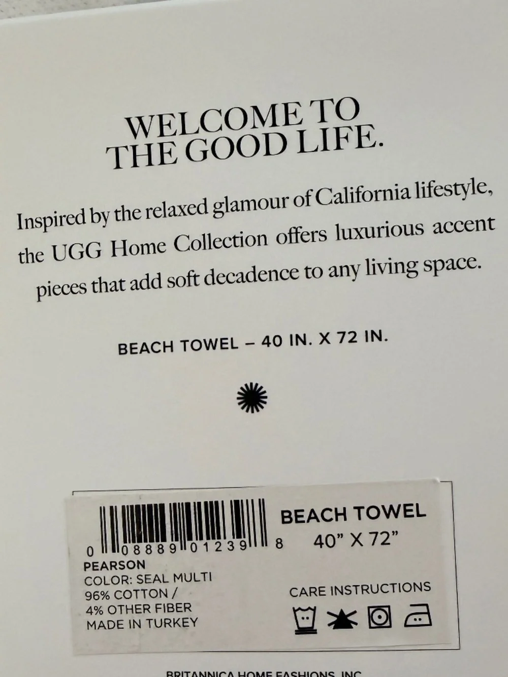 UGG Pearson Striped Beach Towel 40
